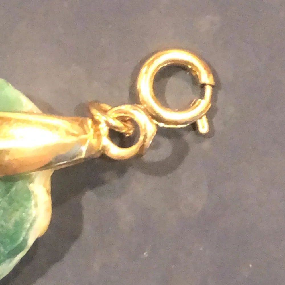 Green agate pendant - Picture 3 of 5